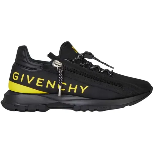 Black/Yellow Spectre Zip Runners , male, Sizes: 7 UK, 8 UK, 6 UK - Givenchy - Modalova
