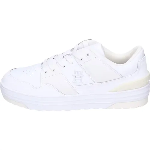 Leder Damen Sneakers Stylische Schuhe - Tommy Hilfiger - Modalova