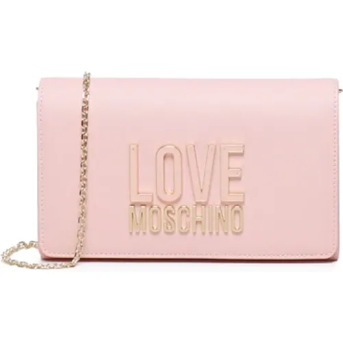 Rosa Moschino Tasche mit Magnetverschluss - Love Moschino - Modalova
