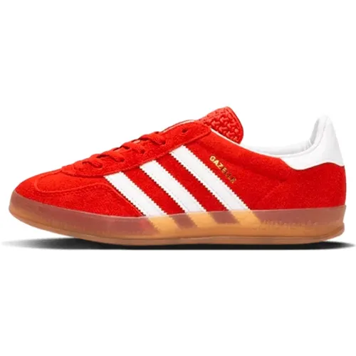 Bold Orange Gazelle Indoor , male, Sizes: 4 1/2 UK - Adidas - Modalova