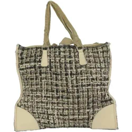 Pre-owned Wool handbags , female, Sizes: ONE SIZE - Prada Vintage - Modalova