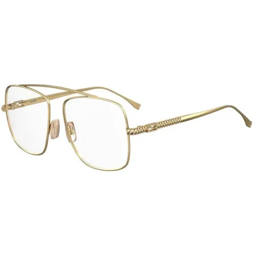 Stilvolle Sehbrille,Stilvolle Brille in Gold - Fendi - Modalova