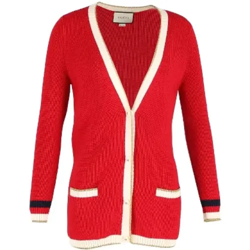 Pre-owned Wool tops , female, Sizes: S - Gucci Vintage - Modalova