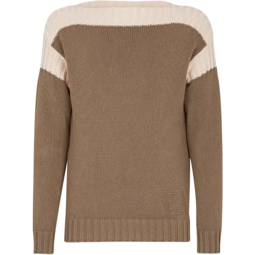 Baumwoll-Kaschmir-Pullover , Herren, Größe: S - Fendi - Modalova