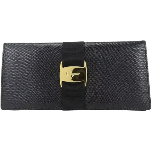 Pre-owned Leather wallets , female, Sizes: ONE SIZE - Salvatore Ferragamo Pre-owned - Modalova