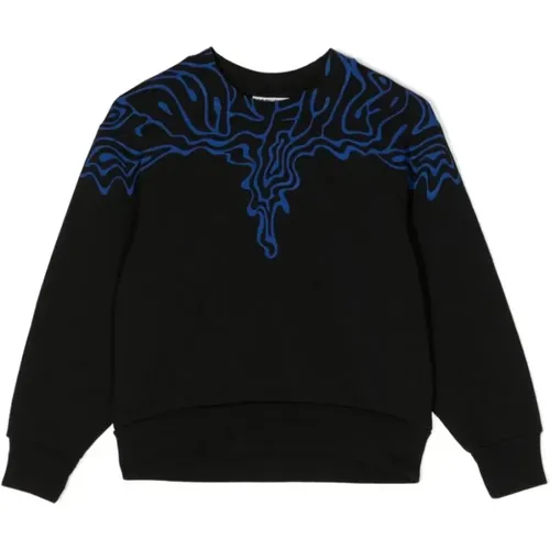 Schwarze Fluid Wings Regular Jacke - Marcelo Burlon - Modalova