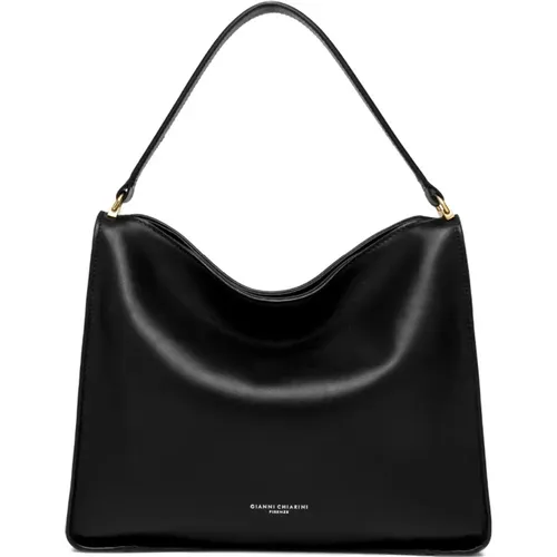 Leather Shoulder Bag Ren Model , female, Sizes: ONE SIZE - Gianni Chiarini - Modalova