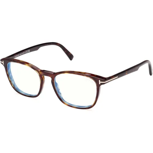 Stilvolle Brille in Blauer Farbe , Herren, Größe: 52 MM - Tom Ford - Modalova