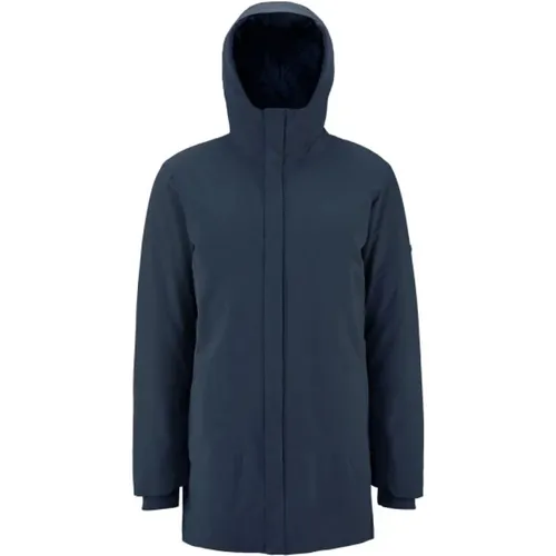 Minimalist Mid-Length Parka with Hood , male, Sizes: M, L, XL, 2XL - Scandinavian Edition - Modalova