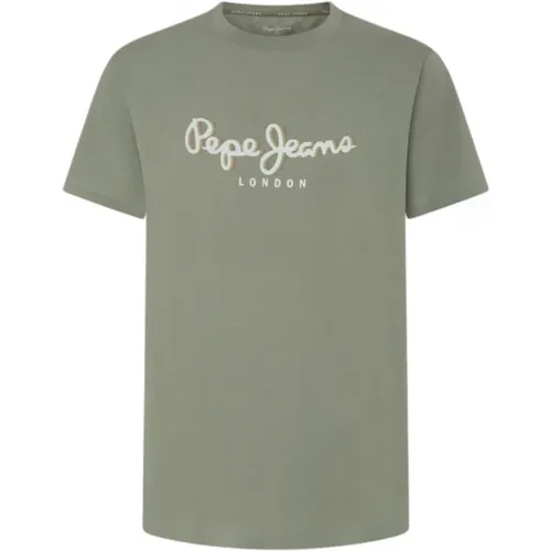 Herren Rundhals T-shirt , Herren, Größe: XL - Pepe Jeans - Modalova