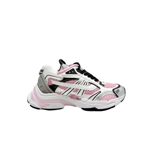 Race Sneakers - Silber/Schwarz/Weiß/BubbleGum , Damen, Größe: 39 EU - Ash - Modalova