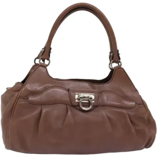 Pre-owned Leather handbags , female, Sizes: ONE SIZE - Salvatore Ferragamo Pre-owned - Modalova