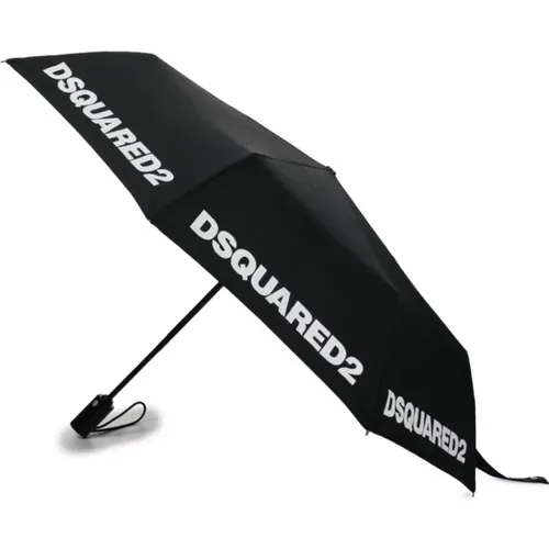 Schwarze Accessoires Regenschirm - Dsquared2 - Modalova