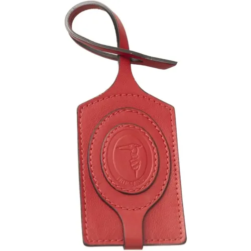 Leather Mens Keychain Accessories , unisex, Sizes: ONE SIZE - Trussardi - Modalova