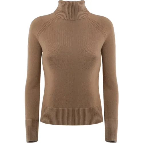 Wollpullover mit Polo-Kragen , Damen, Größe: M - Max Mara - Modalova