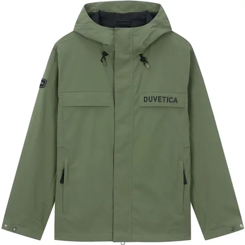 Mens Clothing Jackets Coats Khaki Ss24 , male, Sizes: XL, L - duvetica - Modalova