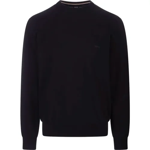 Sweater with Embroidered Logo , male, Sizes: S, XL, M, L, 2XL - Hugo Boss - Modalova