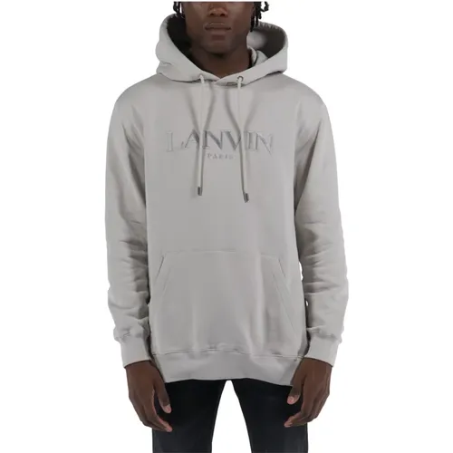Clic Hooded Sweatshirt , male, Sizes: S, M - Lanvin - Modalova