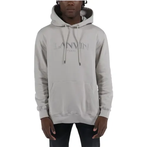 Clic Hooded Sweatshirt , male, Sizes: XL, M, 2XL, L - Lanvin - Modalova