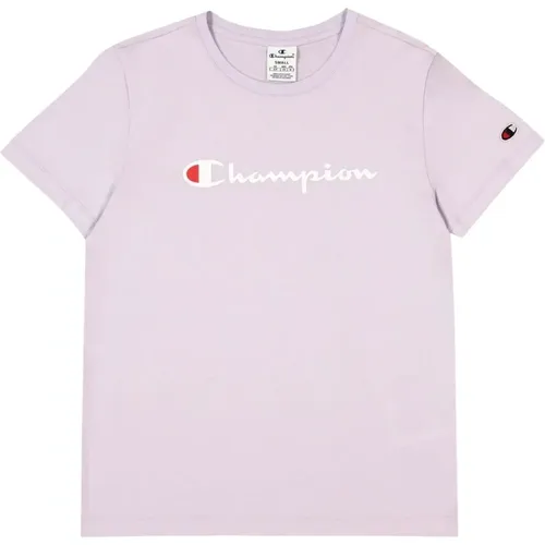 Crewneck T-shirt , Damen, Größe: M - Champion - Modalova