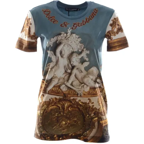 Damen Angels Kurzarm T-Shirt - Dolce & Gabbana - Modalova