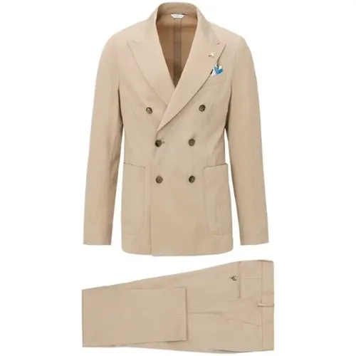 Single Breasted Suits , male, Sizes: XL, 2XL - Manuel Ritz - Modalova