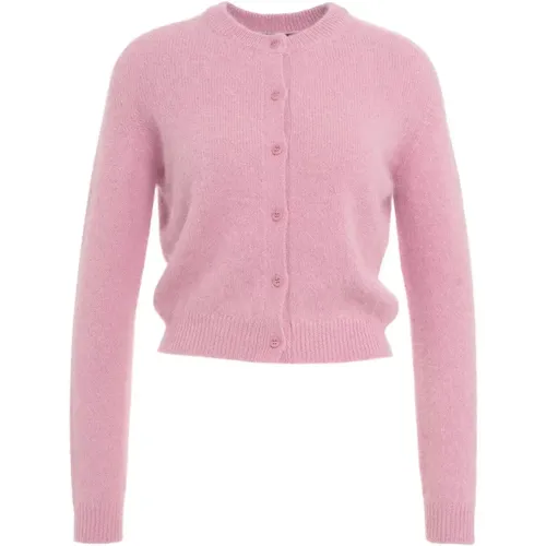 Luxuriöser Strick-Cardigan Rose Aw24 , Damen, Größe: M - Roberto Collina - Modalova