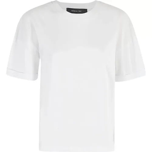 Short Sleeve Crew Neck T-shirt , female, Sizes: XS, S, 2XS - Federica Tosi - Modalova