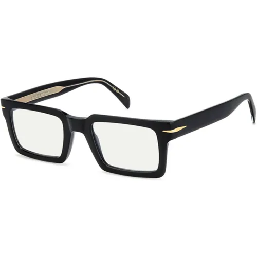 Schwarze Sonnenbrille DB 7126 Gestell , unisex, Größe: 51 MM - Eyewear by David Beckham - Modalova