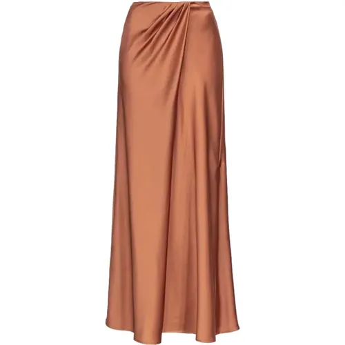 Braune Röcke für Frauen , Damen, Größe: 2XS - pinko - Modalova