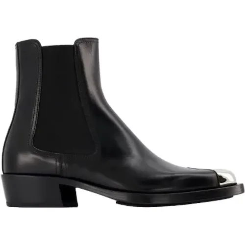 Leather boots , female, Sizes: 4 1/2 UK - alexander mcqueen - Modalova