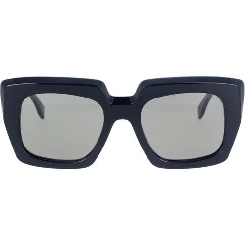 Geometric Oversized Sunglasses with Thick Frames , unisex, Sizes: 54 MM - Retrosuperfuture - Modalova