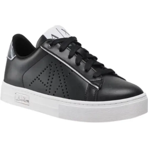 Klassische Sneakers , Damen, Größe: 37 EU - Armani Exchange - Modalova