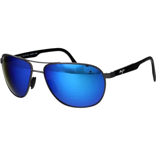 Stylish Sunglasses Inspired by Castles , male, Sizes: 62 MM - Maui Jim - Modalova