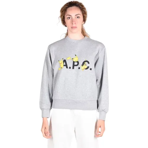 Cotton Sweatshirts , female, Sizes: S - A.p.c. - Modalova