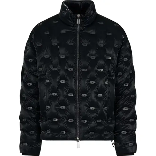 Zip Closure Jacket with Side Pockets , male, Sizes: L, XL, M - Emporio Armani - Modalova