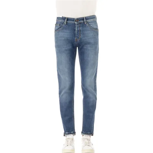 Reggae Fit Slim-fit Jeans , Herren, Größe: W35 - PT Torino - Modalova