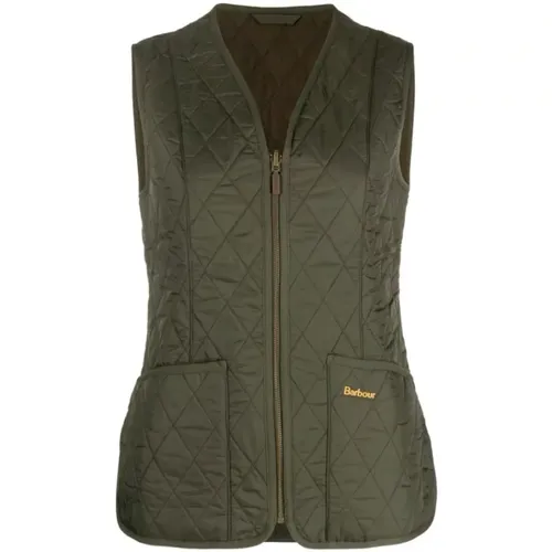 Corsoeasy Weste Olive Fleece Liner , Damen, Größe: S - Barbour - Modalova