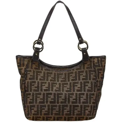 Pre-owned Canvas handbags , female, Sizes: ONE SIZE - Fendi Vintage - Modalova