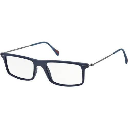 Stilvolle blaue Kunststoffrahmenbrille - Prada - Modalova