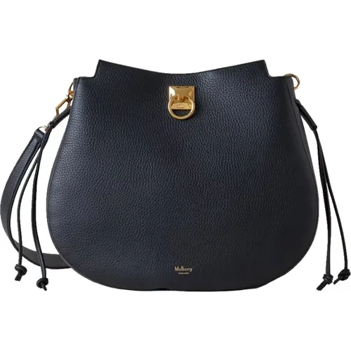 Iris Hobo Bag, , female, Sizes: ONE SIZE - Mulberry - Modalova