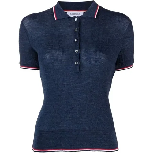 Womens Clothing T-Shirts Polos Aw23 , female, Sizes: 2XS, XS - Thom Browne - Modalova