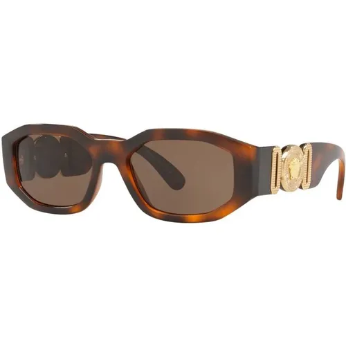 Aviator Sunglasses Tinted Lenses , unisex, Sizes: 53 MM - Versace - Modalova