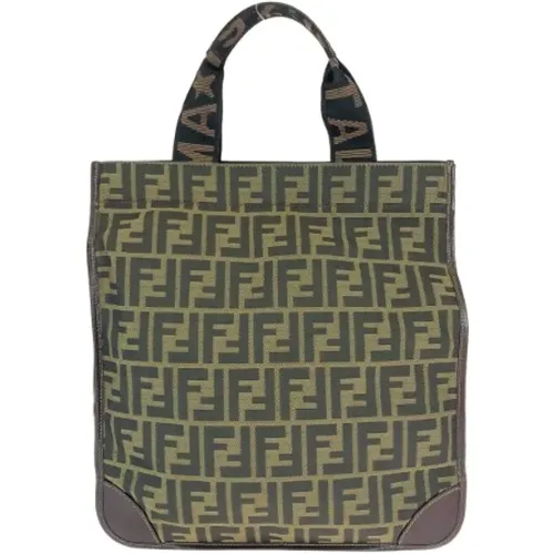 Pre-owned Canvas handbags , female, Sizes: ONE SIZE - Fendi Vintage - Modalova