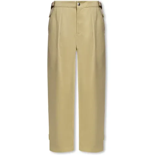 Cotton Trousers , female, Sizes: 2XS - Burberry - Modalova