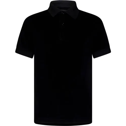 Schwarze T-Shirts und Polos mit TF-Logo - Tom Ford - Modalova