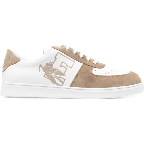 Beige Leather Casual Sneakers , male, Sizes: 7 UK, 8 UK, 12 UK - ETRO - Modalova