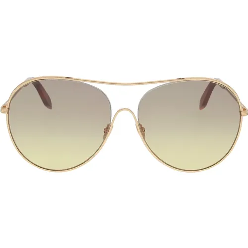 Sunshine Loop Round Sunglasses , female, Sizes: ONE SIZE - Victoria Beckham - Modalova