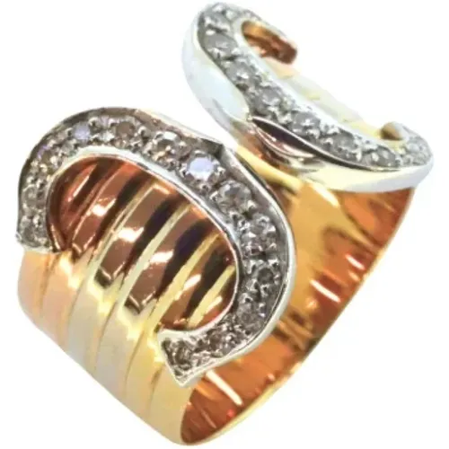 Pre-owned Rose Gold rings , female, Sizes: ONE SIZE - Cartier Vintage - Modalova