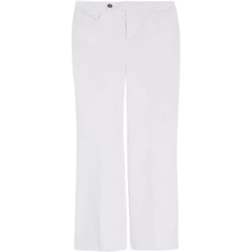 Microflare Jeans in Optischem Weiß , Damen, Größe: W25 - Liu Jo - Modalova
